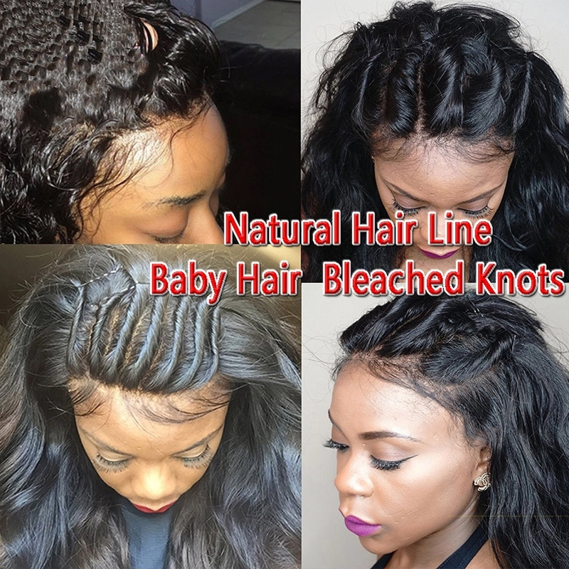 Pre Plucked 13x6 Lace Front Wigs 150% Density Brazilian Remy Hair Wig Glueless Natural Wave Lace Front Human Hair Wigs