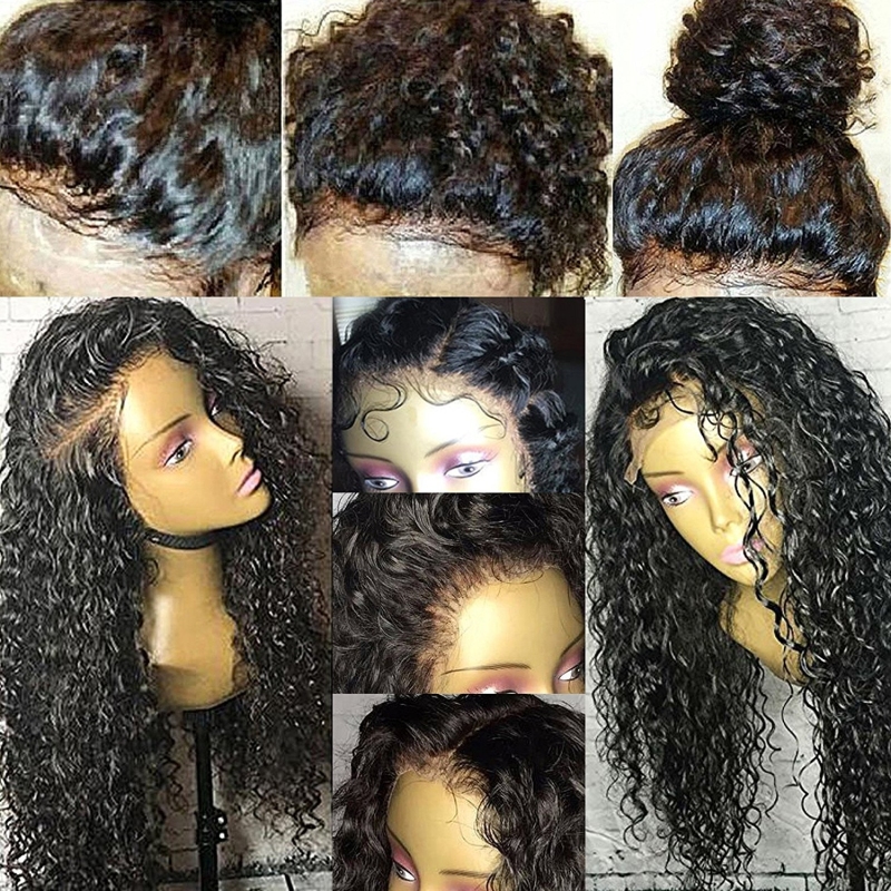 Lace Front Wigs 150% Density 13x6 Lace Human Hair Wigs for Black Women Curly Remy Hair Wigs Full Lace Front Wigs with Baby Hair
