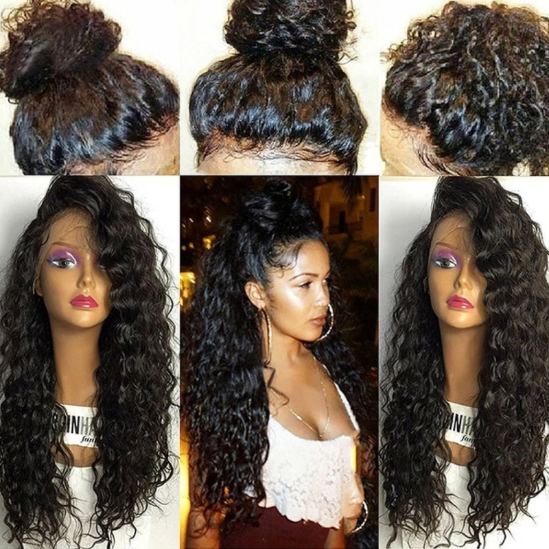 8A Brazilian 13X6 Lace Front Wigs Wet Water Wave Lace Front Human Hair Wigs Human Hair 150% density Top Lace Wigs Black Women