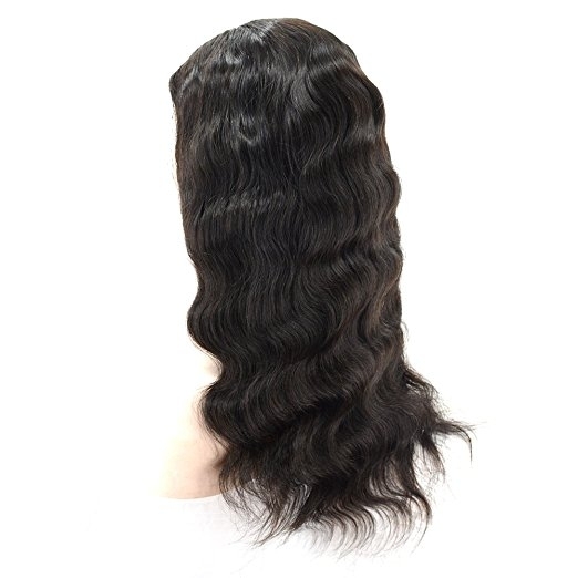 Brazilian Body Wave Remy U Part Wig With Baby Hair Human Hair Natural Black Color For Women