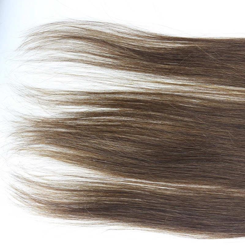 Brazilian Human Hair Flip Hair Extension Color #4 Flip In Hair Extension Straight Hair