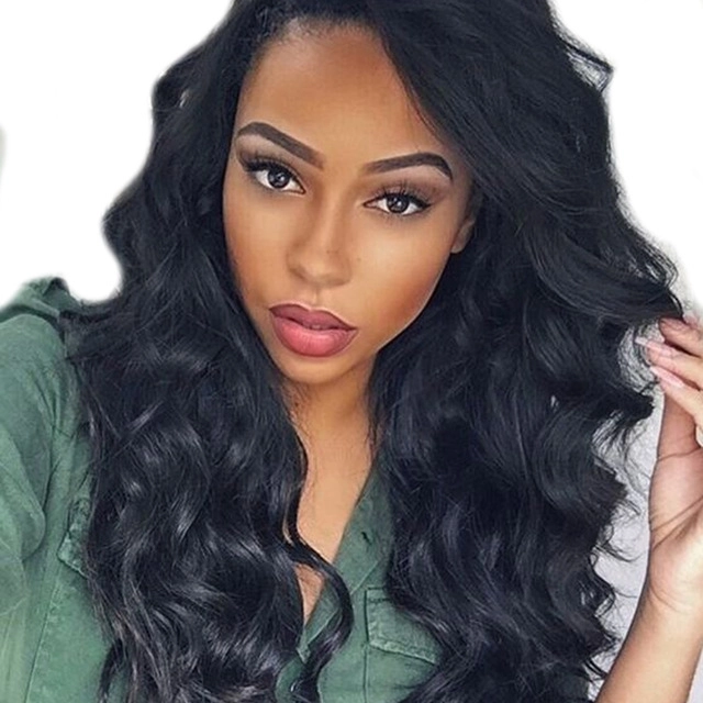 Brazilian Lace Front Wigs Human Hair Loose Wave Natural Color Hair 250% Density Pre Plucked With Natural Baby Hair