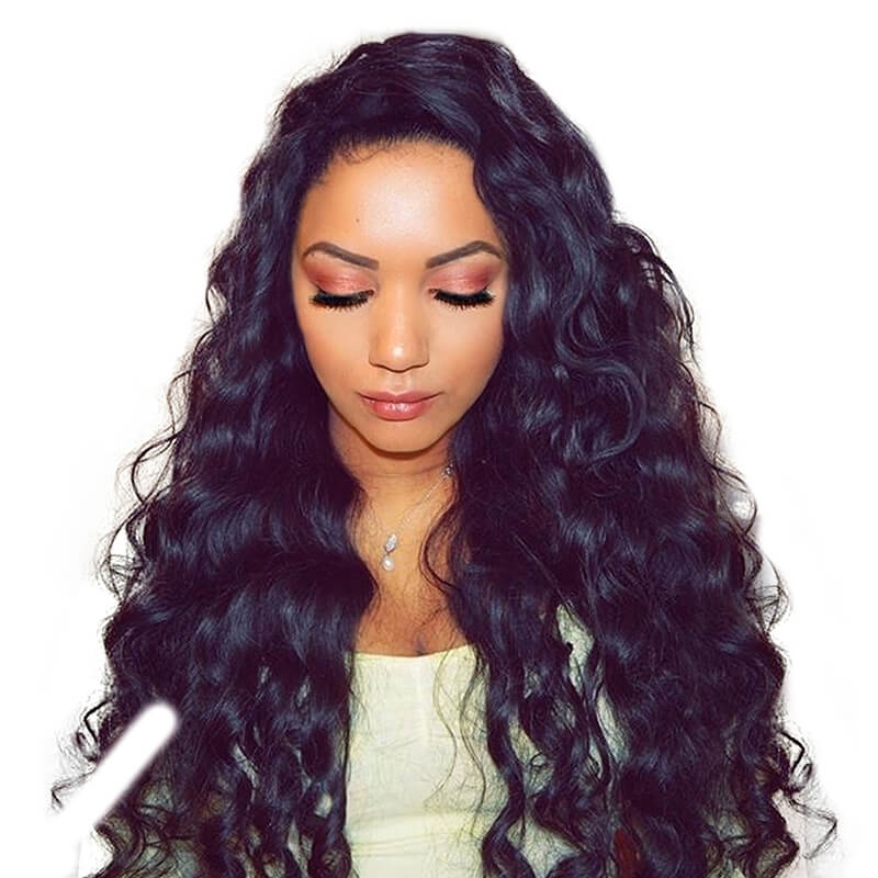 Full Lace Wigs Indian Hair Pre-Plucked Natural Hair Line with Baby Hair 150% Density Wig With Natural Baby Hair Bleached Knots Human Hair