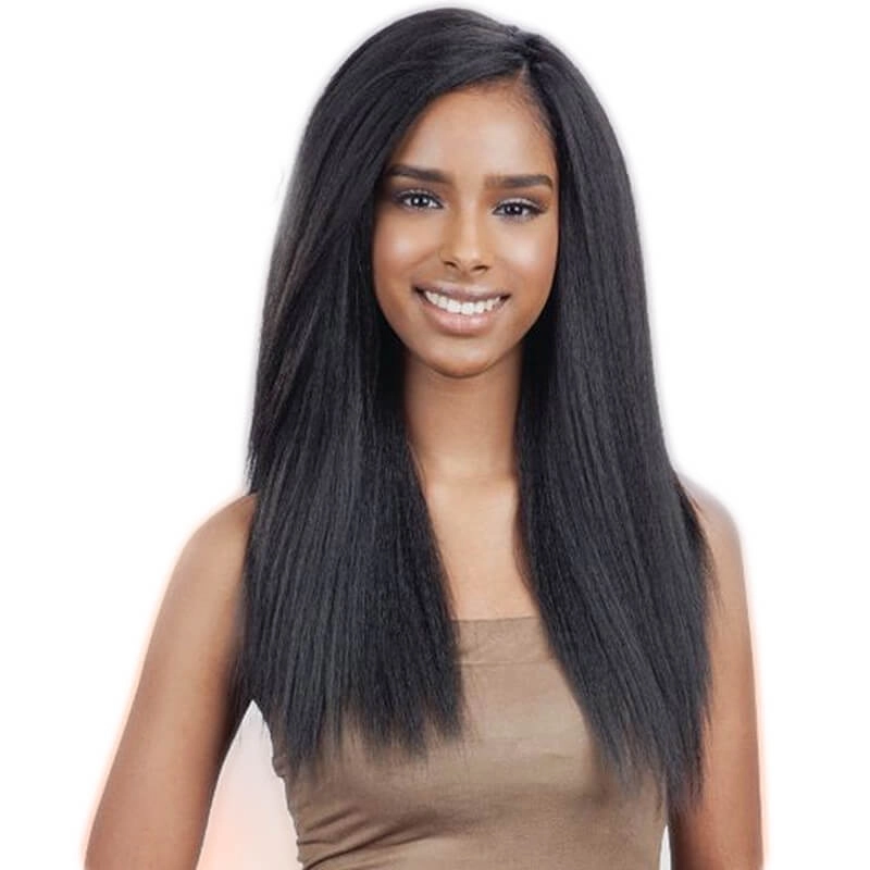 Lace Front Wigs For Black Women Brazilian Yaki Wig With Baby Hair Indian Yaki Human Hair