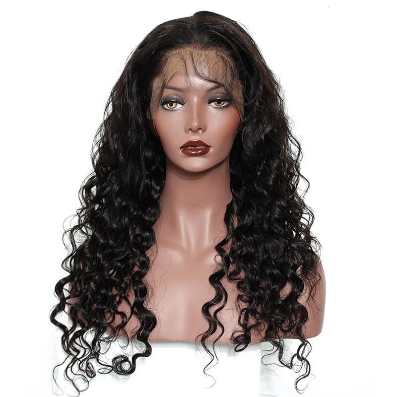 Brazilian Human Hair 13x6 Lace Front Wigs Bleached Knots With Baby Hair 250% Density Wig