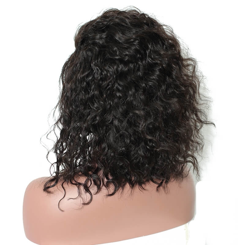 Fashion Curly Brazilian Hair 13x6 Lace Front Wigs Bleached Knots With Baby Natural Baby Hair Pre Plucked Hair Line