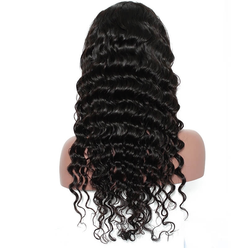 Brazilian Human Hair 13x6 Lace Front Wigs Bleached Knots With Baby Hair 250% Density Wig