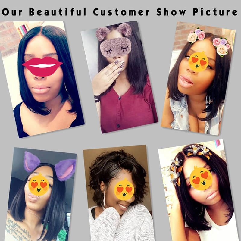 Middle Part Silky Straight Human Hair 13X6 Lace Front Wigs Natural Color Hidden Knots Pre Plucked