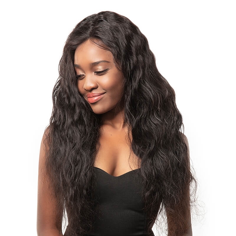250% Density 13X6 Frontal Lace Front Human Hair Wig With Baby Hair Brazilian Hair Wigs Bleached Knots Pre Plucked Hair Line
