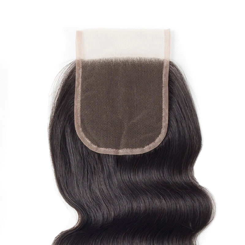 Transparent HD Swiss Thinner lace Free Part Body Wave 5x5 Lace Top Closures Natural Color Pre Plucked Hair Line