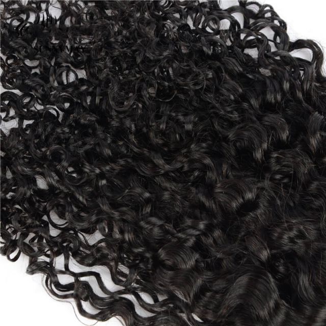 Transparent HD Swiss Thinner lace Free Part Middle Part Three Part Water Wave Brazilian Hair Lace Top Closure Bleached Knots Natural Baby Hair Around