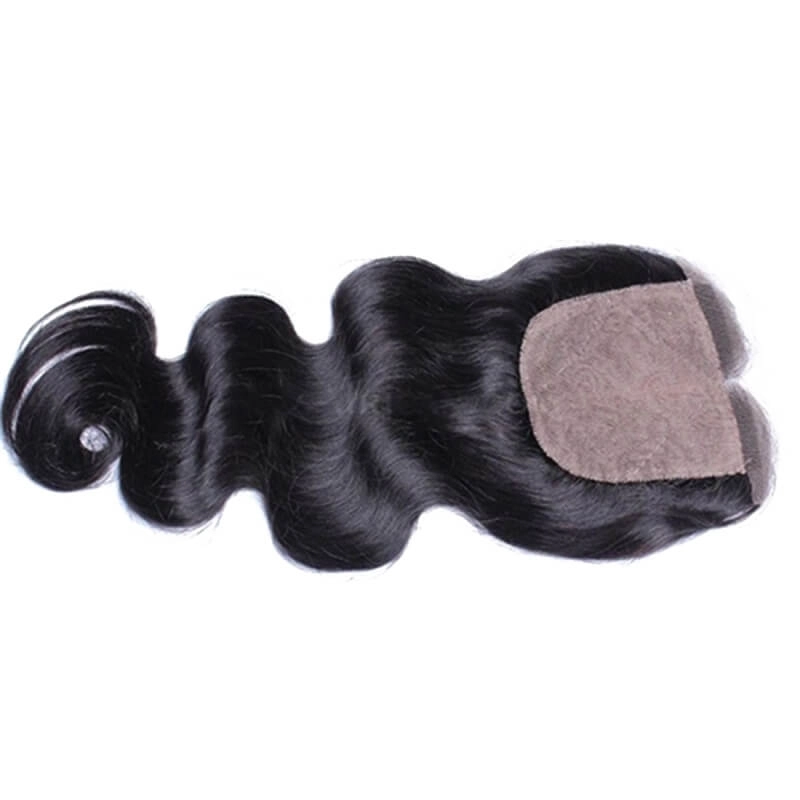 Lace Closures In Beauty Supply Stores Body Wave Brazilian Remy Hair Silk Base Top Lace Closure 4x4inches Natural Color