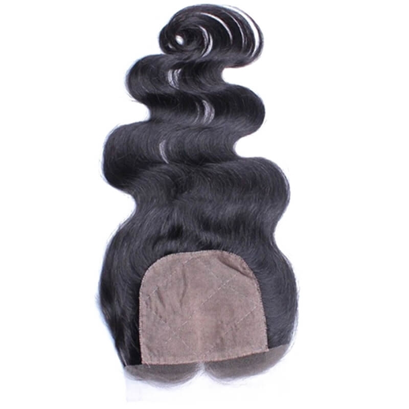 Lace Closures In Beauty Supply Stores Body Wave Brazilian Remy Hair Silk Base Top Lace Closure 4x4inches Natural Color