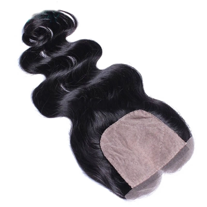 Lace Closures In Beauty Supply Stores Body Wave Brazilian Remy Hair Silk Base Top Lace Closure 4x4inches Natural Color