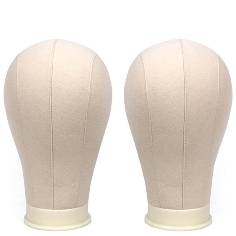 Training Mannequin Head Canvas Block Head Display Styling Mannequin Manikin Head Wig Stand