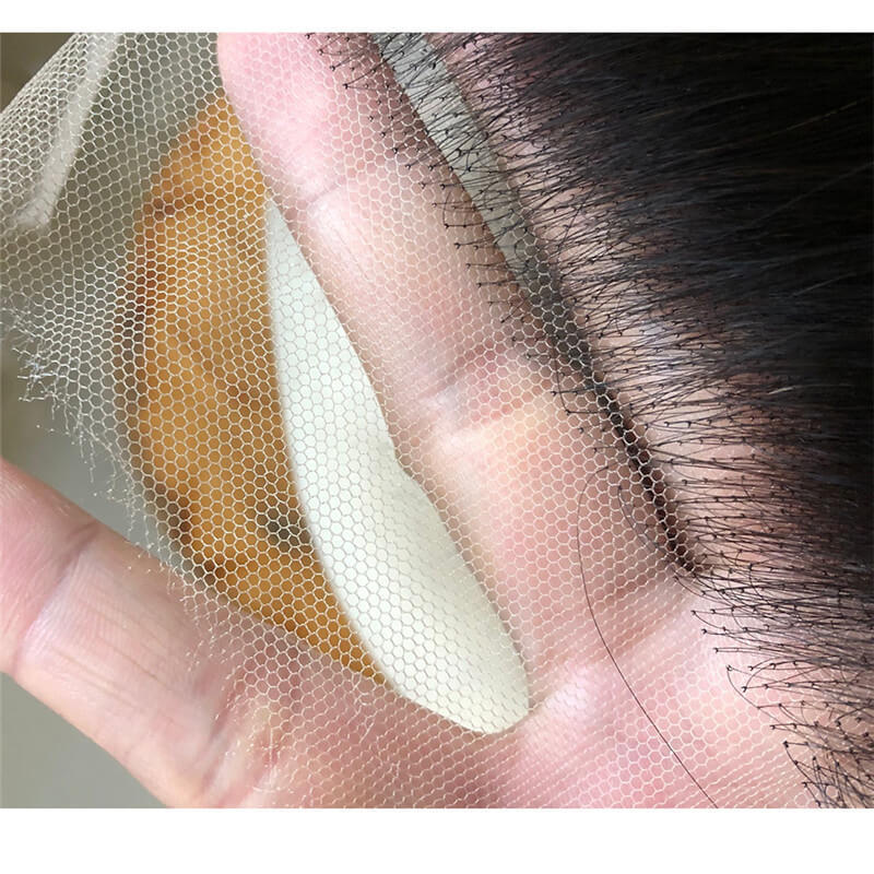 Transparent HD Swiss Thinner lace Middle Part Loose Wave Human Hair Lace Top Closure Size 5x5 Natural Color Bleached Knots