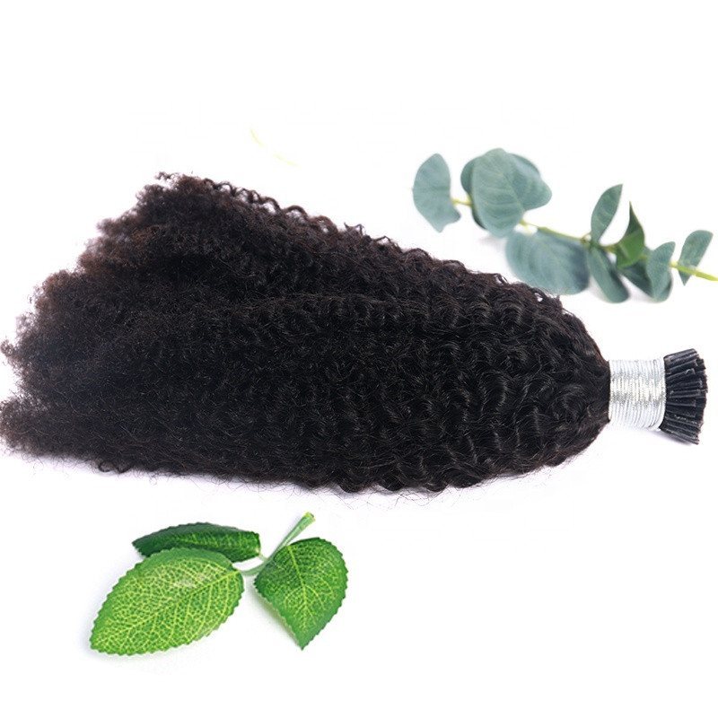 Kinky Curly 100% Human Hair I Tip Microlink Kinky Curly Hair Extensions Afro Kinky Curly I Tip Extensions