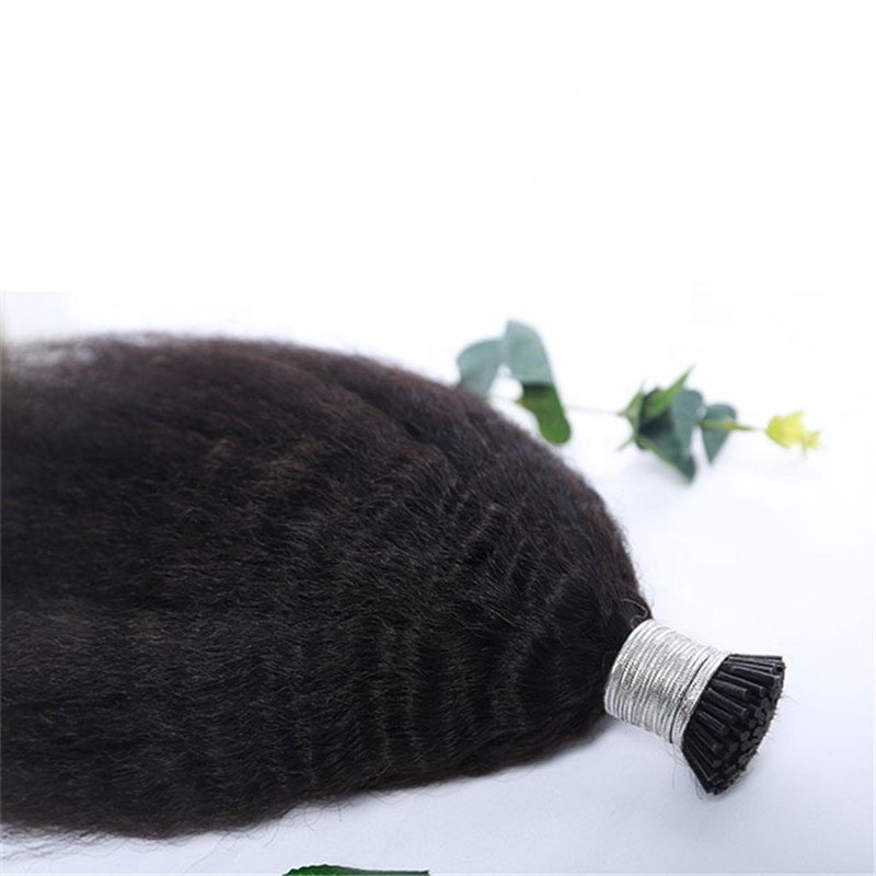 Malaysia Human Hair 100% Unprocessed Raw Remy Wholesale Straight I Tip  Hair Extension