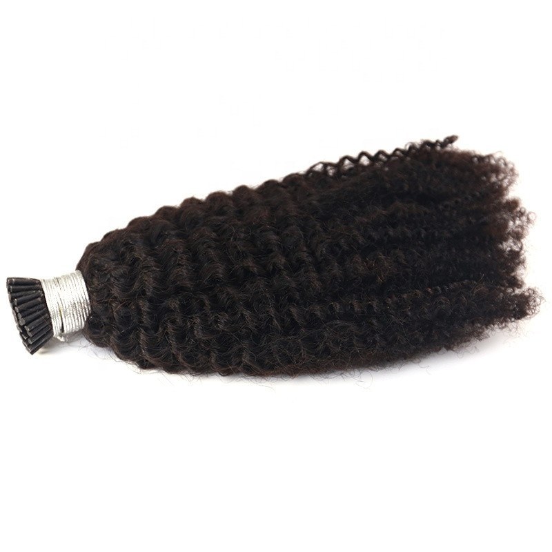 I Tip Hair Extensions 4B 4C  Kinky Curly  I Tip  Human  Hair  I Tip Hair Extensions