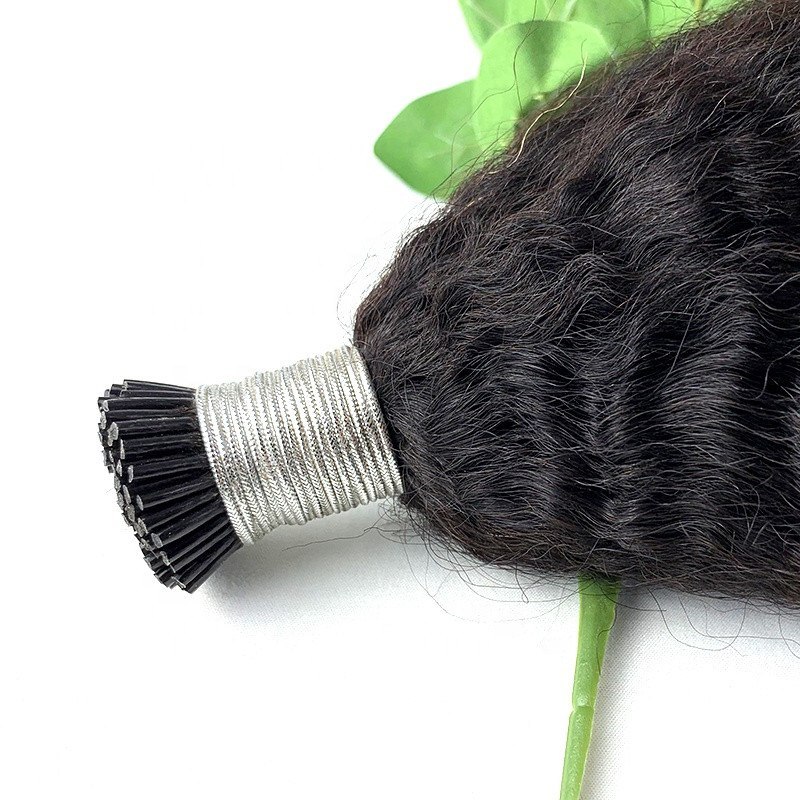Malaysia Human Hair 100% Unprocessed Raw Remy Wholesale Straight I Tip  Hair Extension