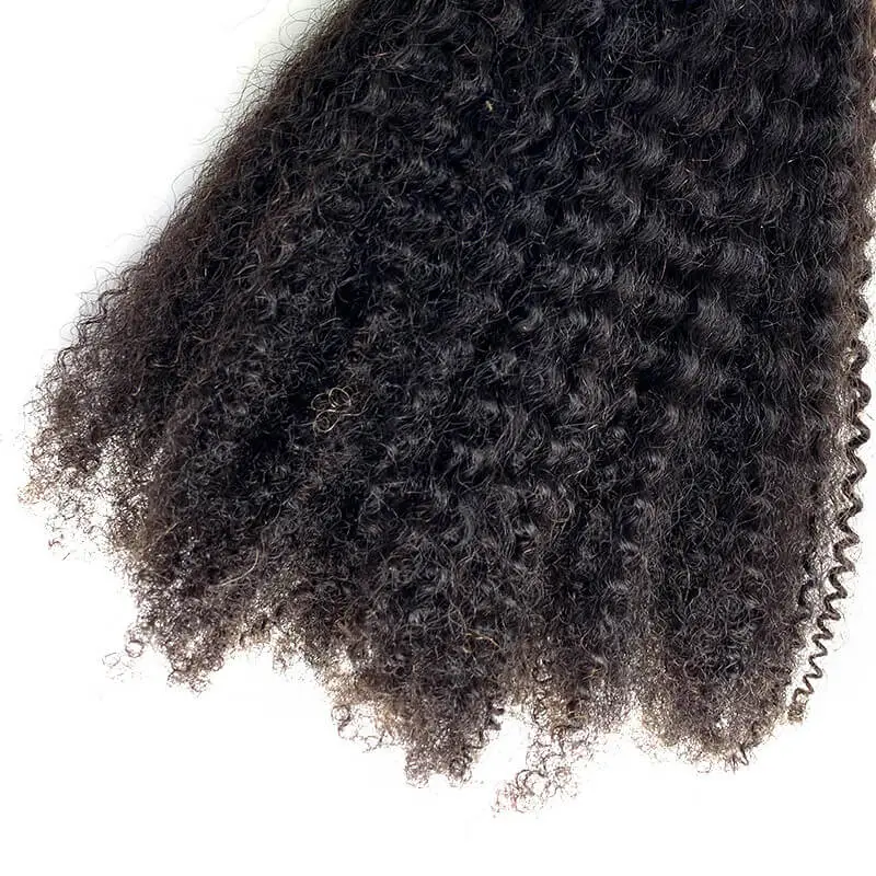 Virgin Afro Kinky Curly I Tips I Tip Hair Extensions 4B 4C Kinky Curly I Tip Brazilian Hair Extension