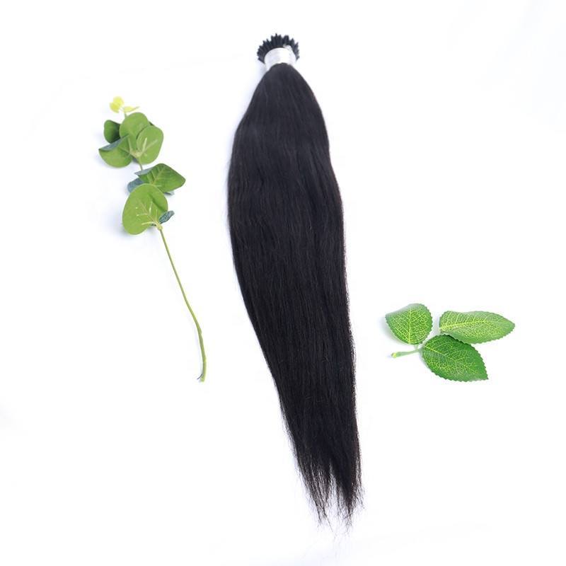 I Tip Hair Extensions 14" 18" 22" Remy Keratin European Human Hair On Capsule Natural Hair Extensions