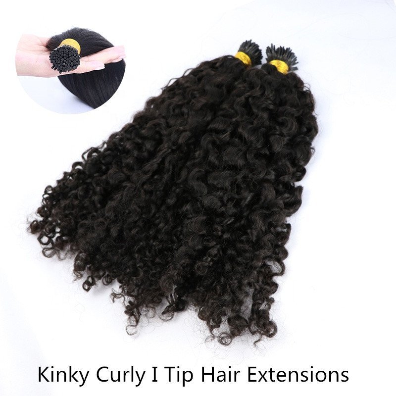 I Tip Curly Hair Extensions Kinky Curly I Tip Kinky Curly I Tip Hair Extensions