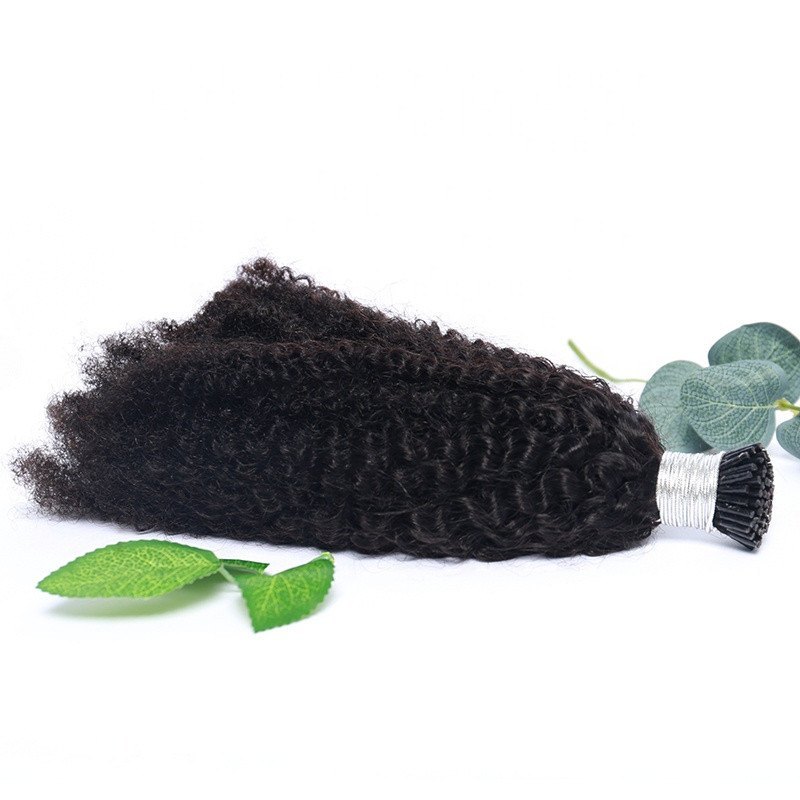 Kinky Curly 100% Human Hair I Tip Microlink Kinky Curly Hair Extensions Afro Kinky Curly I Tip Extensions