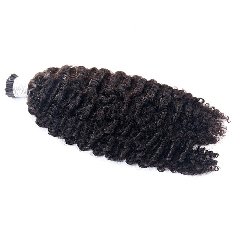 Cambodian Soft Kinky Curly I Tip I Tip Kinky Curly Raw 3B Kinky Curly I Tip