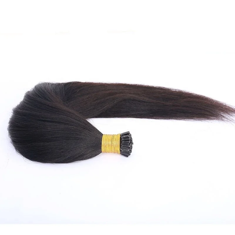 I Tips Human Hair Single Bundle Straight Brazilian Extension Cuticle Aligned 100 Human Hair Weave Bundles Brazilian