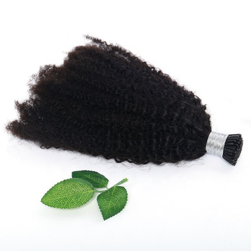 I Tip Hair Extensions 4B 4C  Kinky Curly  I Tip  Human  Hair  I Tip Hair Extensions