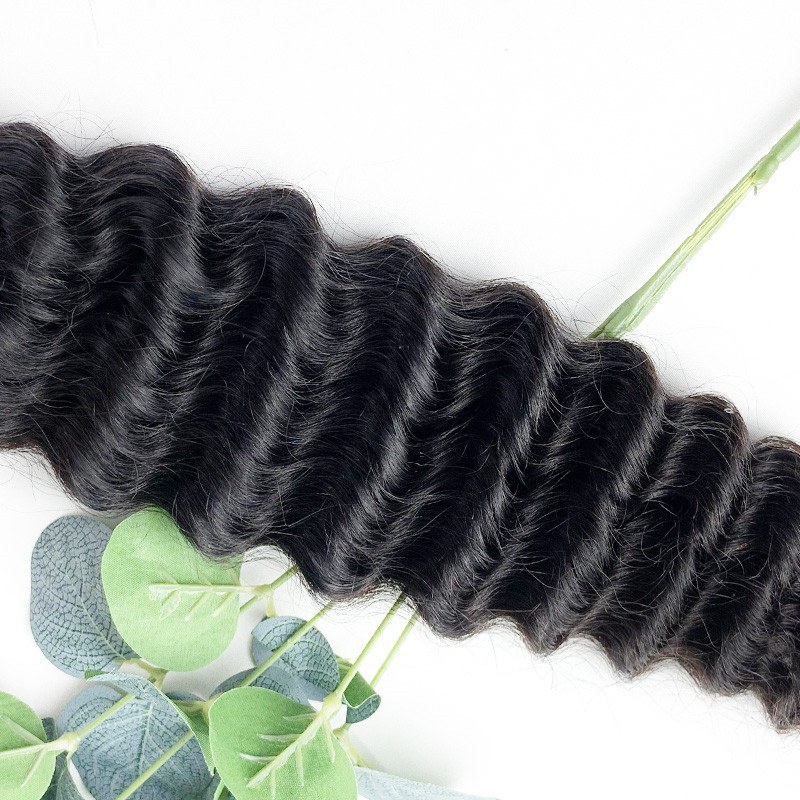 100% Raw Cambodian I Tip Extensions I Tip Remy Hair Extension Deep Wave Raw I Tip Hair