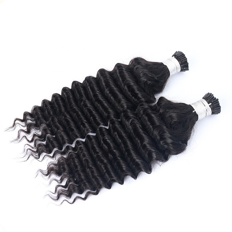 I Tip Kinky Curly Hair Extensions I Tip Kinky Curly Keratin Curly Hair Extensions