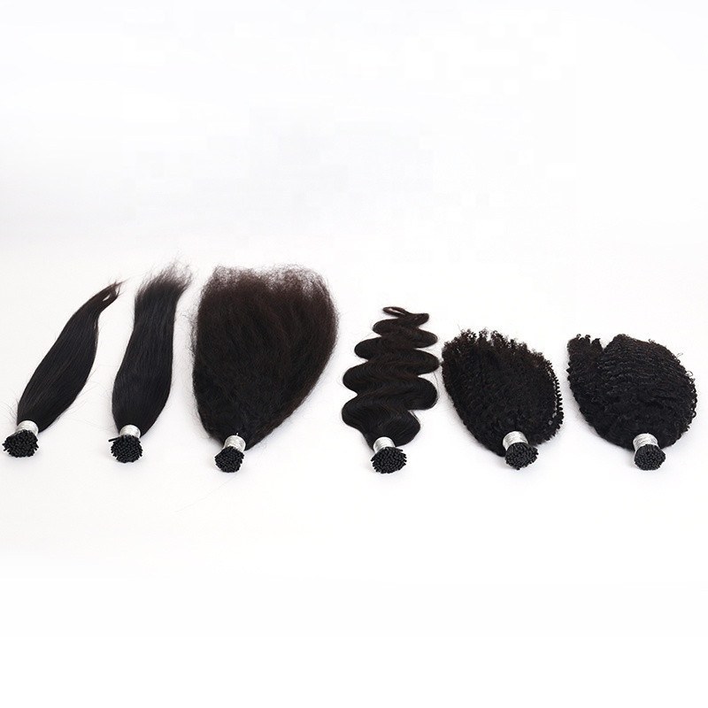 3B3C Kinky Curly I Tip Raw 3B Kinky Curly I Tip Cambodian Soft Kinky Curly I Tip