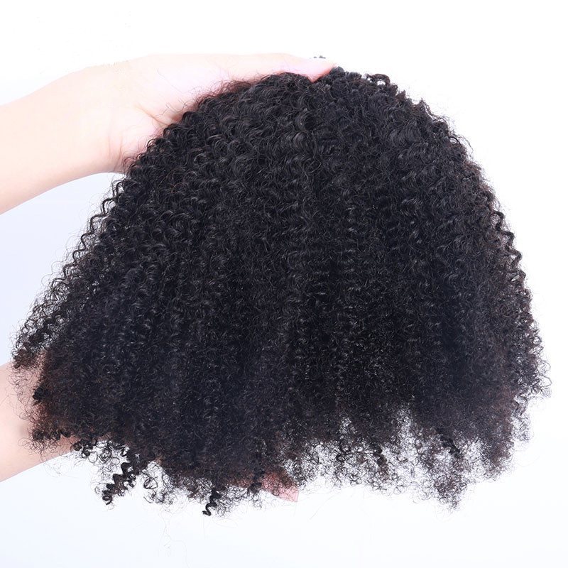 4B 4C Afro Kinky Curly I Tip Microlinks Hair Extensions Brazilian Virgin Human Hair Weave Bundles I Tip Extension 3S Pwigs