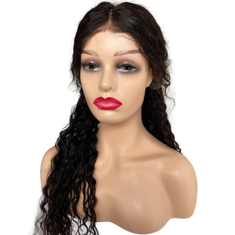 PWig Mannequin Heads 3Colors  Bust Female Realistic Manikin Head with Face and Shoulders for Wigs Beauty Accessories Displaying