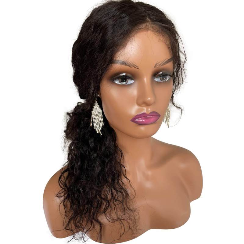 PWig Mannequin Heads 3Colors  Bust Female Realistic Manikin Head with Face and Shoulders for Wigs Beauty Accessories Displaying