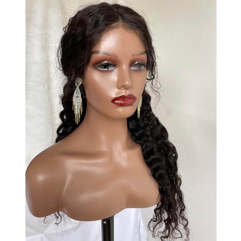 PWig Mannequin Heads 3Colors  Bust Female Realistic Manikin Head with Face and Shoulders for Wigs Beauty Accessories Displaying