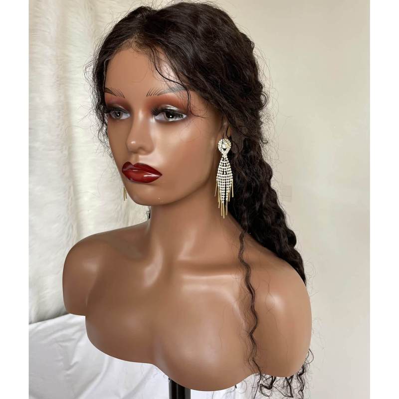 PWig Mannequin Heads 3Colors  Bust Female Realistic Manikin Head with Face and Shoulders for Wigs Beauty Accessories Displaying