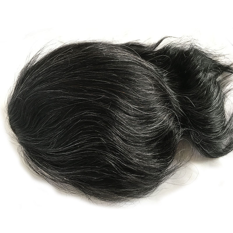 Men's Toupee Hairpieces Replacement System For Men PU Base With Frontal Swiss Lace Net 100% Virgin Human Hair 10x8 "Base Size 4TBlonde Color