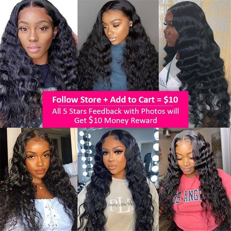 Loose Deep Wave 13*6 Hd Transparent Skin Melt Empire Glueless Compact Frontal Lace Wig Affordable Lace Front Wig Human Hair Wigs