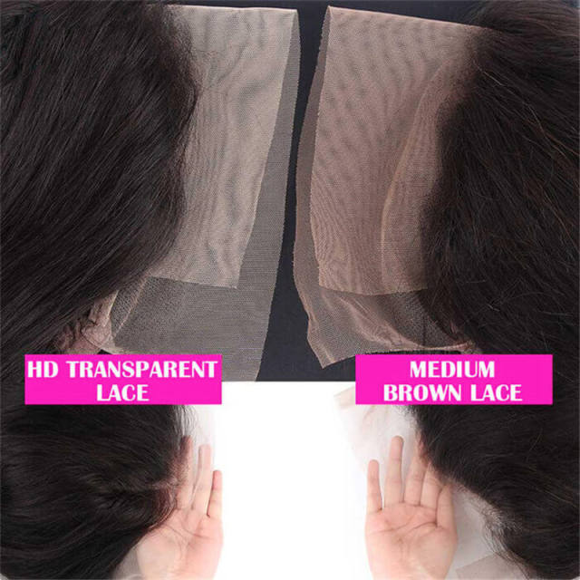 Deep Wave 13X4 Hd Lace Front Wigs Pre Plucked Undetectable Human Hair Glueless Wig With Baby Hair