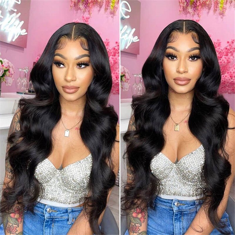 Body Wave Skin Melt Hd Lace Wigs 13*4 Lace Front Wigs Human Hair Real Transparent Lace