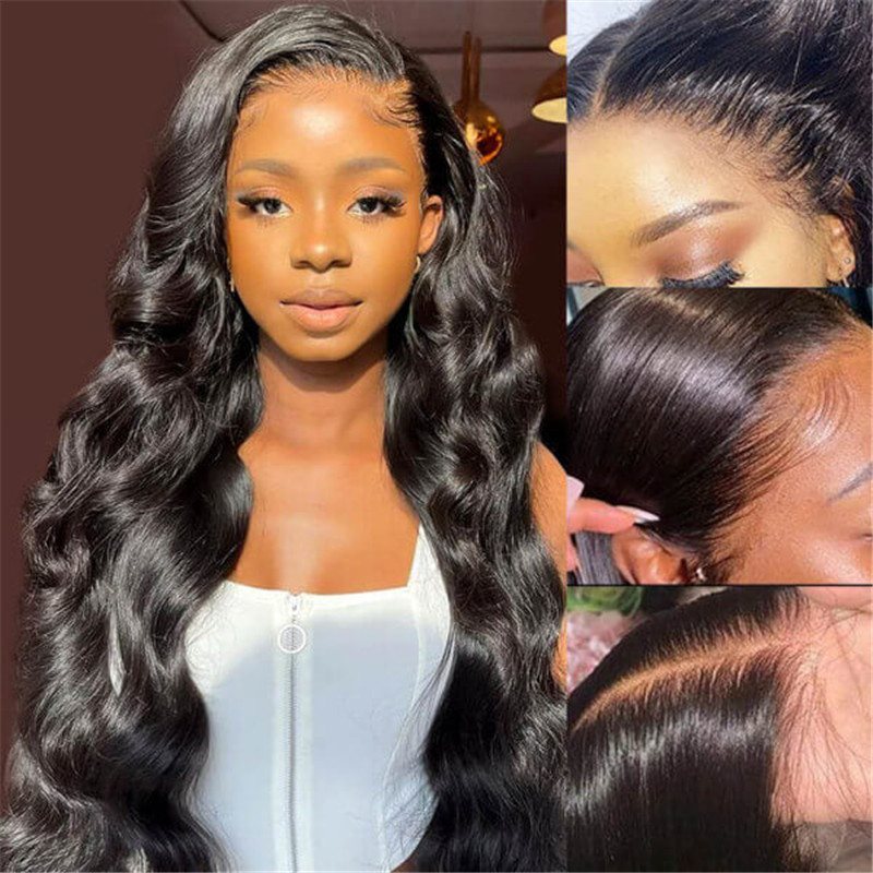 Body Wave Skin Melt Hd Lace Wigs 13*4 Lace Front Wigs Human Hair Real Transparent Lace