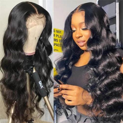 Lace Front Wigs On Sale Human Hair Loose Wave Bleached Knots Color 1B