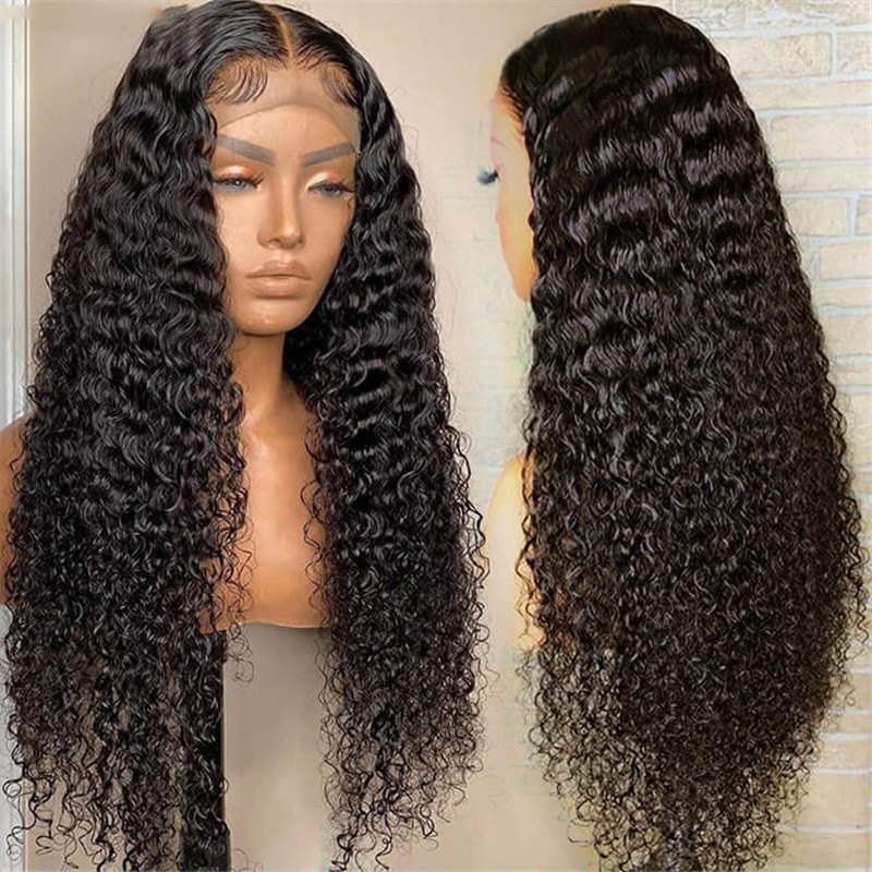 Skin Melt Hd Lace Wigs Curly Hair 13*4 Lace Front Human Hair Wigs For Women Glueless Lace Wig