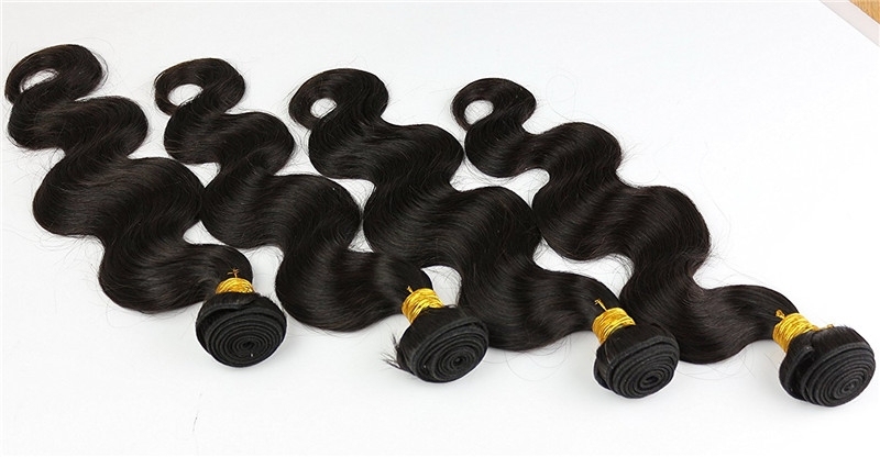 Body Wave Bundles of Hair Extensions for Sale Brazilian Remy Hair Weft 3.5oz/pc 1B
