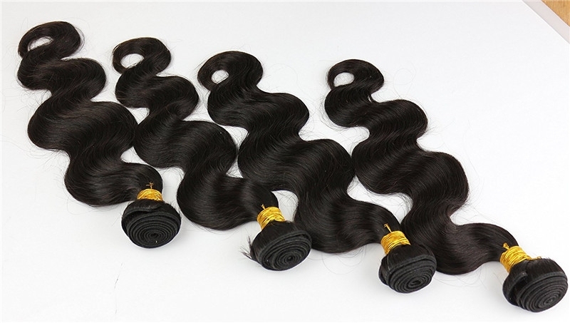 Body Wave Bundles of Hair Extensions for Sale Brazilian Remy Hair Weft 3.5oz/pc 1B