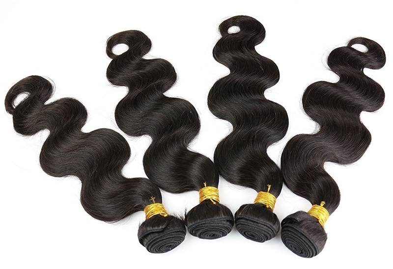 Body Wave Bundles of Hair Extensions for Sale Brazilian Remy Hair Weft 3.5oz/pc 1B