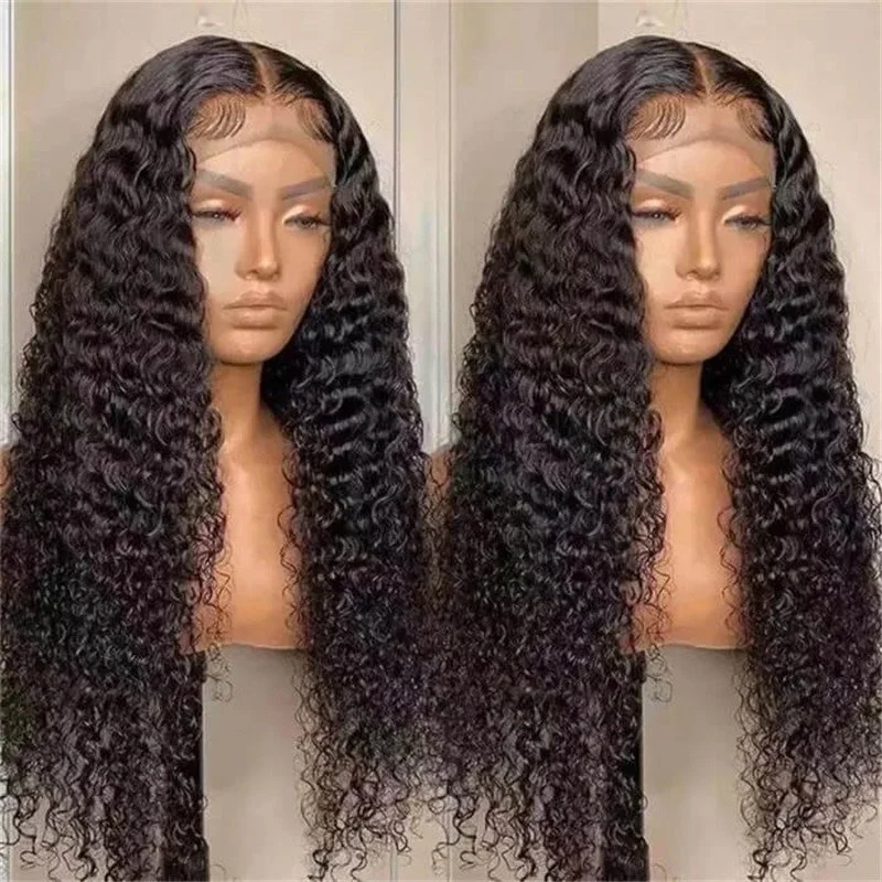 Curly Hair 5X5 Hd Lace Closure Wig 100% Virgin Human Hair Wigs Pre Plucked Hairline Glueless Wig